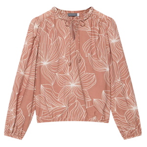 Mint Velvet Brown Floral Print Blouse